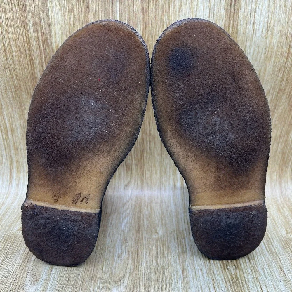 Clarks Originals Desert Boot Men's Size 7 Black Suede Chukka Crepe Sole‎